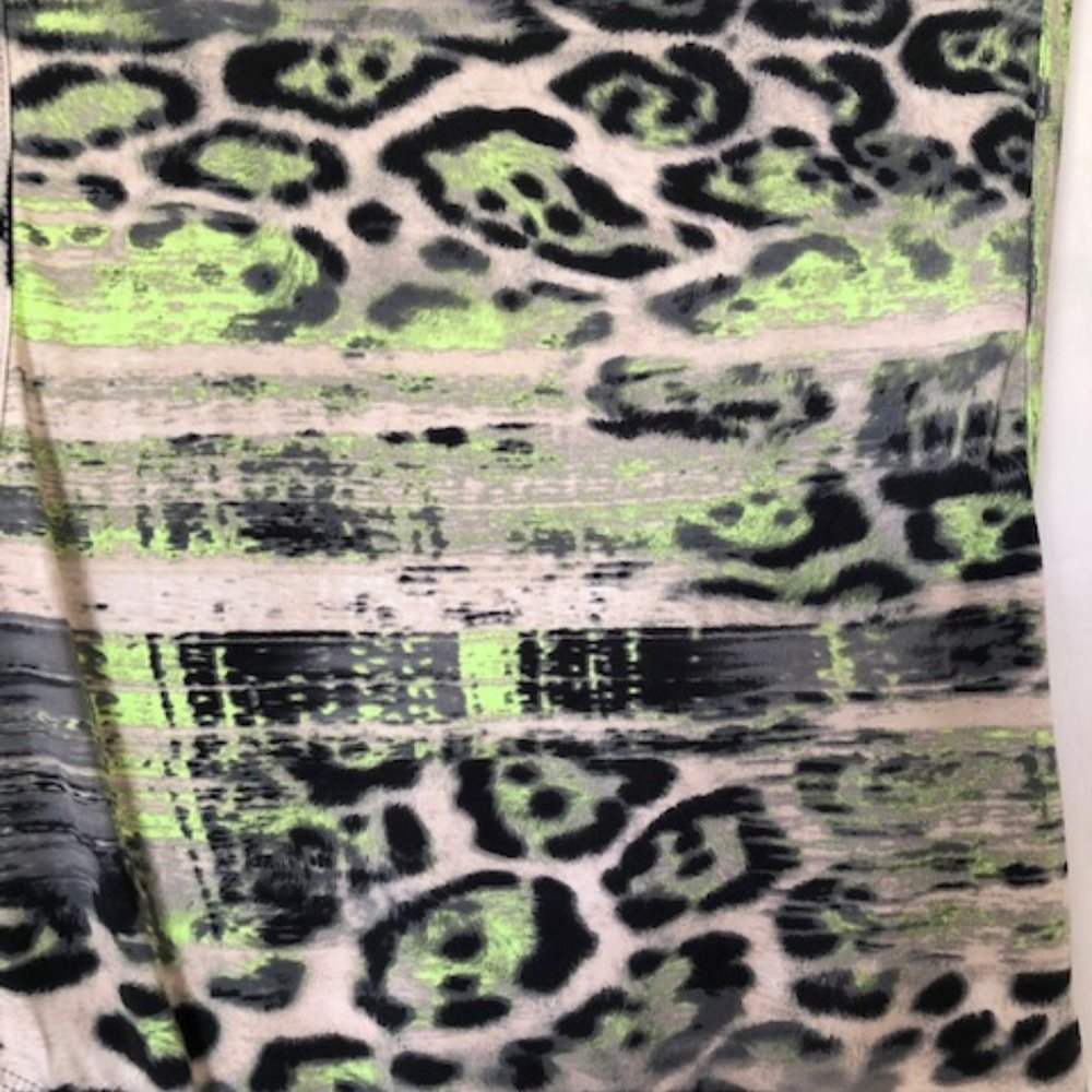 Green Animal Print Bodysuit - Picture 4 of 5